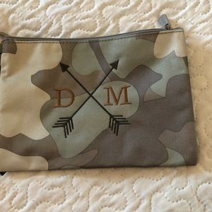 Thirty one camo pouch with initials